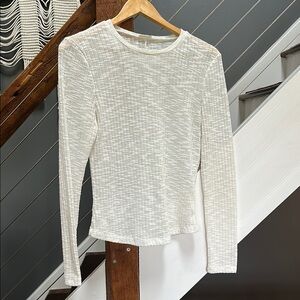 free people aura layering top white medium